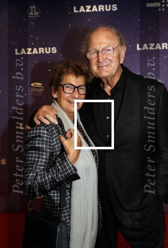 Amsterdam 13 oktober 2019
Premiere Lazarus in het deLamar theater. Joop en Janine v d Ende