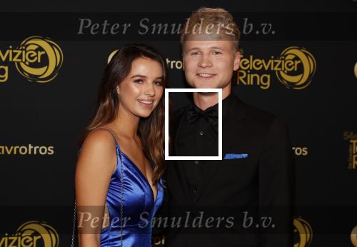 Amsterdam 9 oktober 2019
Uitreiking televizierring 2019 in AFAS Live. Kalvijn met vriendin
