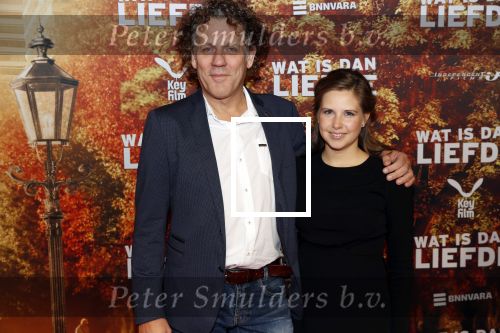 Amsterdam 14 oktober 2019
Premiere Wat is dan liefde in Tuschinski. 
Kees v d Spek met zijn dochter