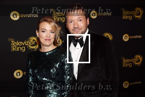 Amsterdam 9 oktober 2019
Uitreiking televizierring 2019 in AFAS Live. 
Klaas v d Eerden en partner Anna