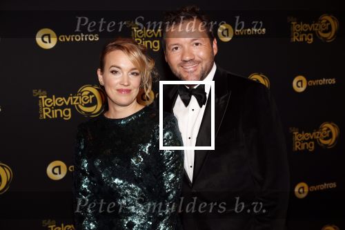 Amsterdam 9 oktober 2019
Uitreiking televizierring 2019 in AFAS Live. 
Klaas v d Eerden en partner Anna