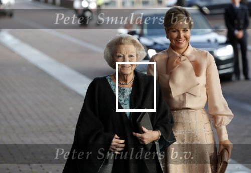 Amsterdam 4 november 2019
Koningin Maxima en prinses Beatrix arriveren bij uitreiking prins Bernhard cultuurprijs in theater aan het IJ.