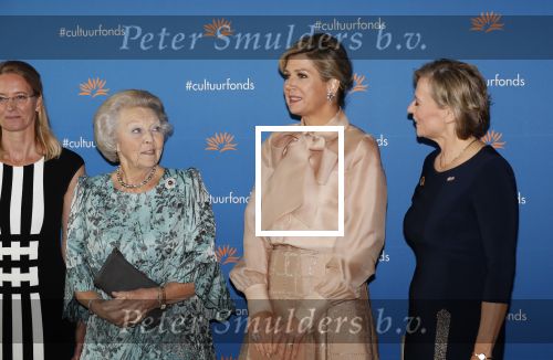 Amsterdam 4 november 2019
Koningin Maxima en prinses Beatrix arriveren bij uitreiking prins Bernhard cultuurprijs in theater aan het IJ.