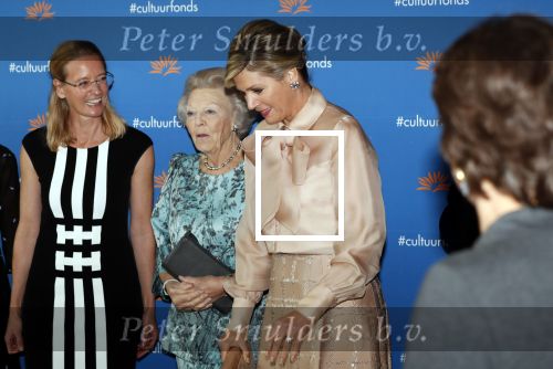 Amsterdam 4 november 2019
Koningin Maxima en prinses Beatrix arriveren bij uitreiking prins Bernhard cultuurprijs in theater aan het IJ.