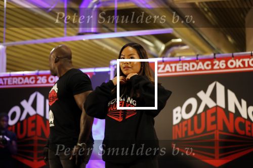 Almere 26 september 2019
Presentatie influencer boxing avond in sportcentrum Almere. Lena