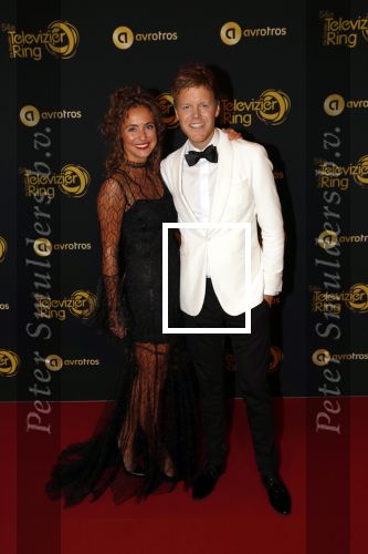 Amsterdam 9 oktober 2019
Uitreiking televizierring 2019 in AFAS Live. Lex Uiting en partner Susan