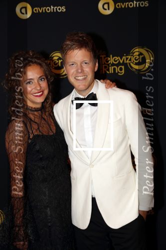 Amsterdam 9 oktober 2019
Uitreiking televizierring 2019 in AFAS Live. Lex Uiting en partner Susan