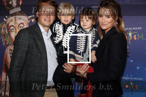 Den Haag 13 september 2019
Premiere Cirque du Soleil op het malieveld in Den Haag. Lieke v Lexmond met man Bas v Veggel en hun kinderen