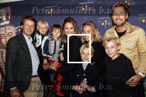 Den Haag 13 september 2019
Premiere Cirque du Soleil op het malieveld in Den Haag. Lieke v Lexmond met man Bas v Veggel en hun kinderen. Ook op de foto Jetteke v Lexmond met man en zoons