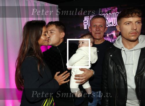 Amsterdam 9 oktober 2019
Lil kleine beeld onthulling bij Madame Tussaud.
Zijn vriendin Jaimie Vaes zijn zoontje en zijn vader zijn ook aanwezig.