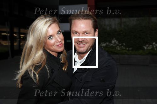 Hilversum 7 oktober 2019
Gala voor breast care foundation in studio 21. Luc Peters met een kennis