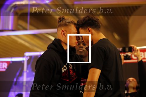 Almere 26 september 2019
Presentatie influencer boxing avond in sportcentrum Almere. Luca Gilliot