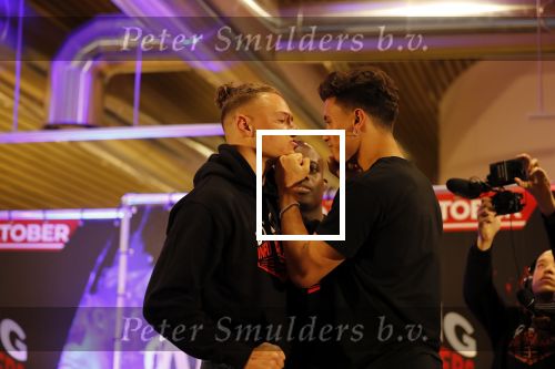 Almere 26 september 2019
Presentatie influencer boxing avond in sportcentrum Almere. Luca Gilliot