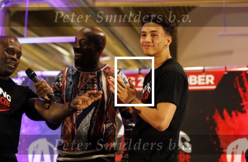 Almere 26 september 2019
Presentatie influencer boxing avond in sportcentrum Almere. Luca Gilliot