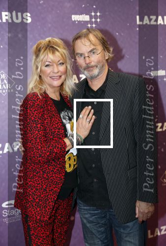 Amsterdam 13 oktober 2019
Premiere Lazarus in het deLamar theater. Manuela Kemp met partner