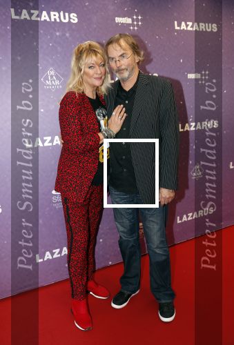 Amsterdam 13 oktober 2019
Premiere Lazarus in het deLamar theater. Manuela Kemp met partner