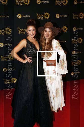 Amsterdam 9 oktober 2019
Uitreiking televizierring 2019 in AFAS Live. Marieke Elsinga met een goede vriendin