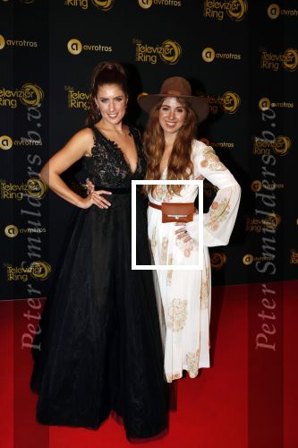 Amsterdam 9 oktober 2019
Uitreiking televizierring 2019 in AFAS Live. Marieke Elsinga met een goede vriendin