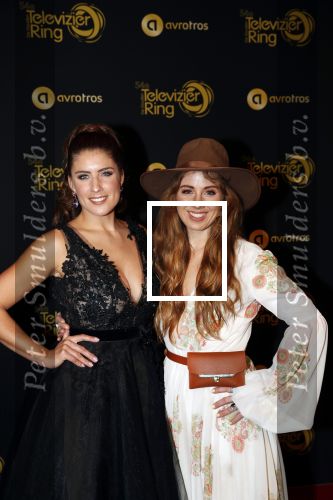 Amsterdam 9 oktober 2019
Uitreiking televizierring 2019 in AFAS Live. Marieke Elsinga met een goede vriendin