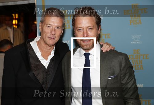 Amsterdam 7 oktober 2019
Premiere de belofte van Pisa in Tuschinski. Mark v Eeuwen  met regisseur Flikken Rotterdam