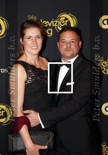 Amsterdam 9 oktober 2019
Uitreiking televizierring 2019 in AFAS Live. Boer Marnix Kneteman en partner Emmie