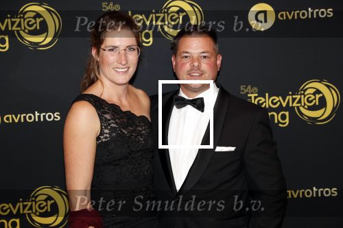 Amsterdam 9 oktober 2019
Uitreiking televizierring 2019 in AFAS Live. Boer Marnix Kneteman en partner Emmie