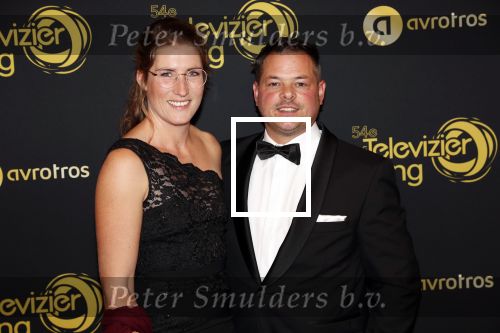 Amsterdam 9 oktober 2019
Uitreiking televizierring 2019 in AFAS Live. Boer Marnix Kneteman en partner Emmie