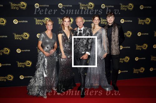 Amsterdam 9 oktober 2019
Uitreiking televizierring 2019 in AFAS Live., Winnaar Martien Meiland  met zijn familie