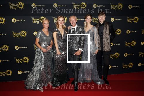 Amsterdam 9 oktober 2019
Uitreiking televizierring 2019 in AFAS Live., Winnaar Martien Meiland  met zijn familie