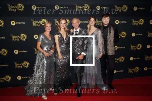 Amsterdam 9 oktober 2019
Uitreiking televizierring 2019 in AFAS Live., Winnaar Martien Meiland  met zijn familie
