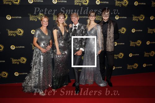 Amsterdam 9 oktober 2019
Uitreiking televizierring 2019 in AFAS Live., Winnaar Martien Meiland  met zijn familie
