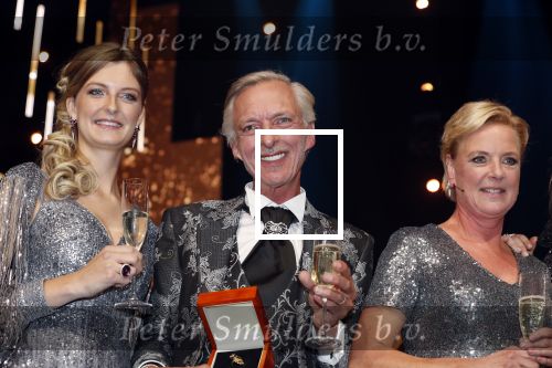 Amsterdam 9 oktober 2019
Uitreiking televizierring 2019 in AFAS Live., Winnaar Martien Meiland  met zijn familie