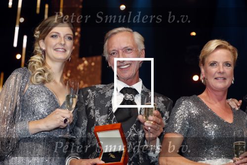 Amsterdam 9 oktober 2019
Uitreiking televizierring 2019 in AFAS Live., Winnaar Martien Meiland  met zijn familie