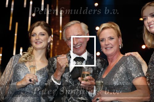 Amsterdam 9 oktober 2019
Uitreiking televizierring 2019 in AFAS Live., Winnaar Martien Meiland  met zijn familie