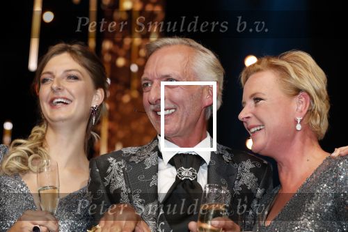Amsterdam 9 oktober 2019
Uitreiking televizierring 2019 in AFAS Live., Winnaar Martien Meiland  met zijn familie