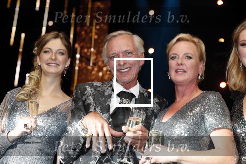 Amsterdam 9 oktober 2019
Uitreiking televizierring 2019 in AFAS Live., Winnaar Martien Meiland  met zijn familie