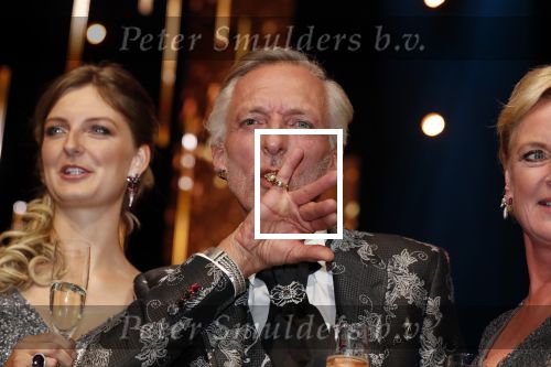 Amsterdam 9 oktober 2019
Uitreiking televizierring 2019 in AFAS Live., Winnaar Martien Meiland  met zijn familie