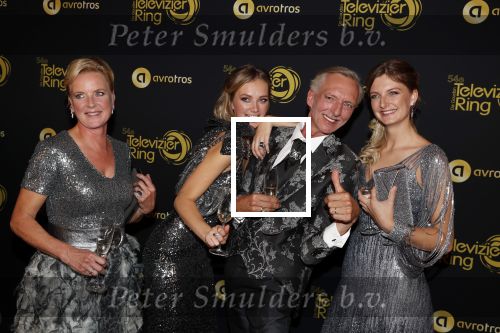 Amsterdam 9 oktober 2019
Uitreiking televizierring 2019 in AFAS Live. Winnaar Martien Meiland met zijn familie