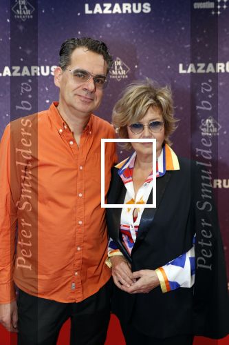 Amsterdam 13 oktober 2019
Premiere Lazarus in het deLamar theater. Mathilde Santing met een vriend