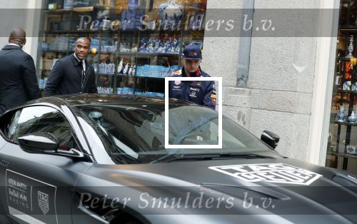 Amsterdam 16 oktober 2019
Presentatie nieruwe Tag Heuer Max Verstappen horloge bij Majestic. Max arriveert in een speciale Aston Martin op de dam in Amsterdam. Shelly sterk presenteert de presentatie.
