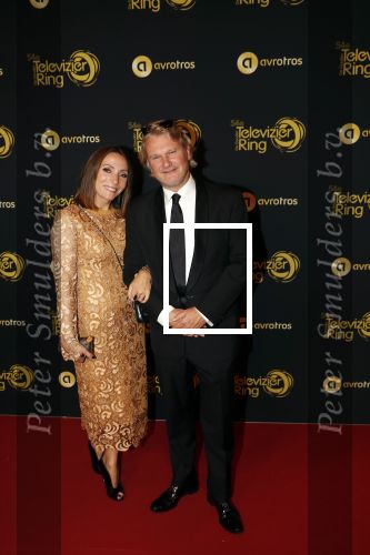 Amsterdam 9 oktober 2019
Uitreiking televizierring 2019 in AFAS Live. MayBritt Mobach met man Ewart v d Horst