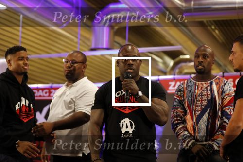Almere 26 september 2019
Presentatie influencer boxing avond in sportcentrum Almere. Melvin Manhoef