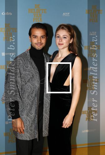 Amsterdam 7 oktober 2019
Premiere de belofte van Pisa in Tuschinski. Mingus Dagelet met vriendin