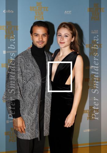Amsterdam 7 oktober 2019
Premiere de belofte van Pisa in Tuschinski. Mingus Dagelet met vriendin