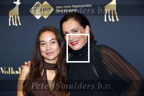 Utrecht 4 oktober 2019
Uitreiking gouden kalveren in schouwburg Utrecht. Monic Hendrickx kwam met haar dochter