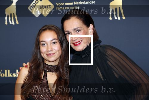 Utrecht 4 oktober 2019
Uitreiking gouden kalveren in schouwburg Utrecht. Monic Hendrickx kwam met haar dochter