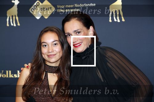 Utrecht 4 oktober 2019
Uitreiking gouden kalveren in schouwburg Utrecht. Monic Hendrickx kwam met haar dochter