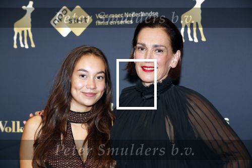 Utrecht 4 oktober 2019
Uitreiking gouden kalveren in schouwburg Utrecht. Monic Hendrickx kwam met haar dochter