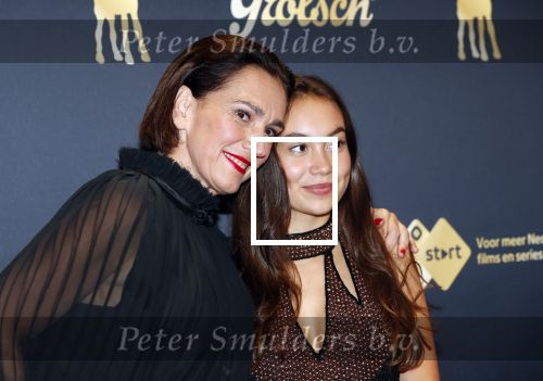 Utrecht 4 oktober 2019
Uitreiking gouden kalveren in schouwburg Utrecht. Monic Hendrickx kwam met haar dochter