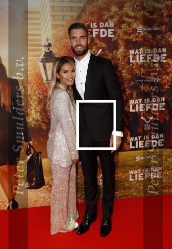 Amsterdam 14 oktober 2019
Premiere Wat is dan liefde in Tuschinski. Monica Geuze kwam met partner Lars Veldwijk